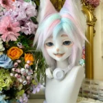Fursuit-Head-Cloud-Whisper-Pastel-Kemono-Mint-Pink-White