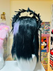 Fursuit Head – Eclipse Thorn Gothic Kemono (Black & Amethyst Purple)