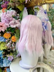 Fursuit Head – Lilac Seraph Pastel Kemono (Lavender & White)