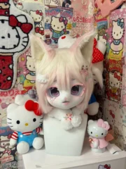 Fursuit-Head-Sugar-Doll-Kawaii-Kemono-Pink-White