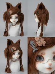 Fursuit Head – Maple Thread Scholar (Chestnut Brown)